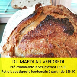 Pain de campagne Bio 100%...