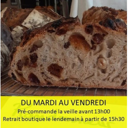 Pain du Randonneur Bio 100% levain naturel -  ~250g (1/4 de miche)