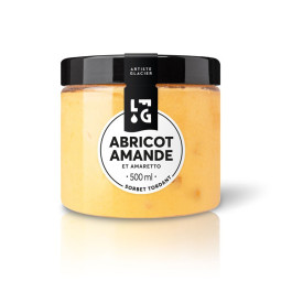 Sorbet abricot et amande - 500ml